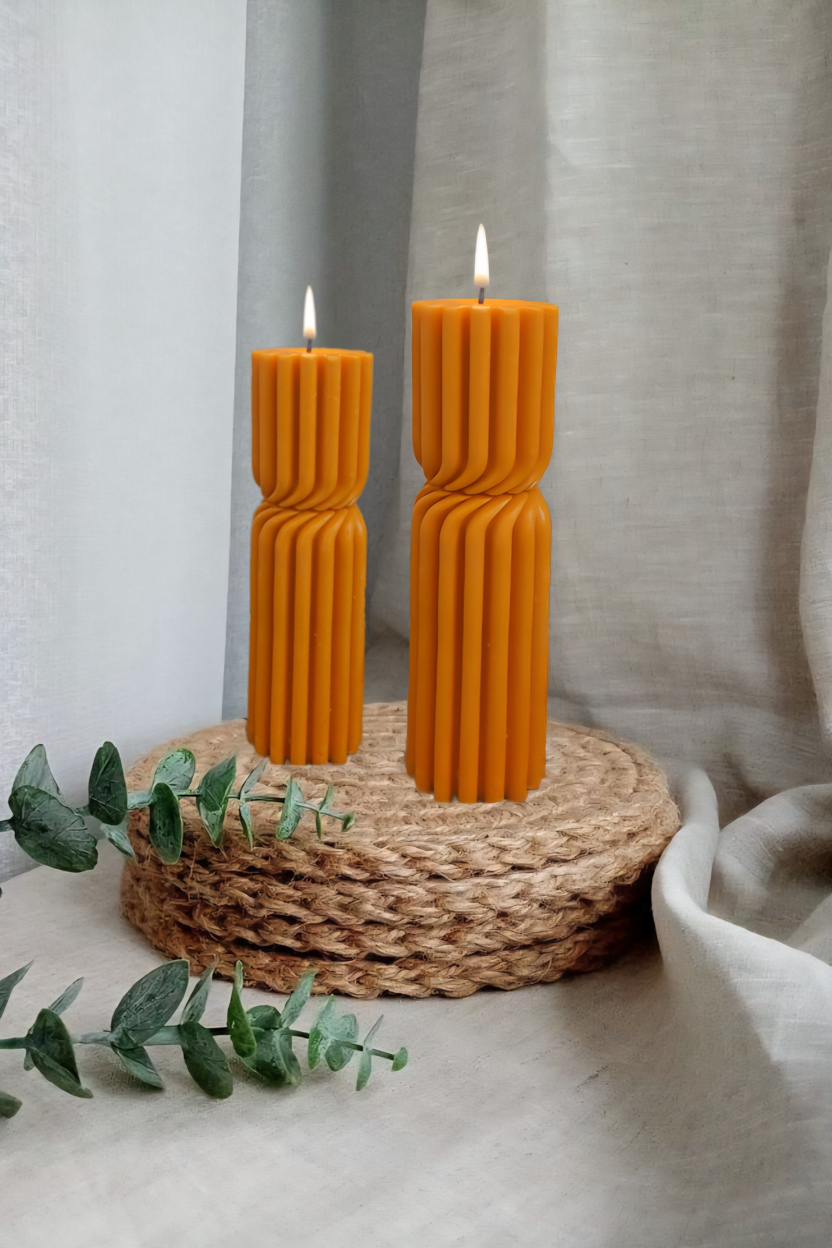 شمع استوانه شیار‌دار